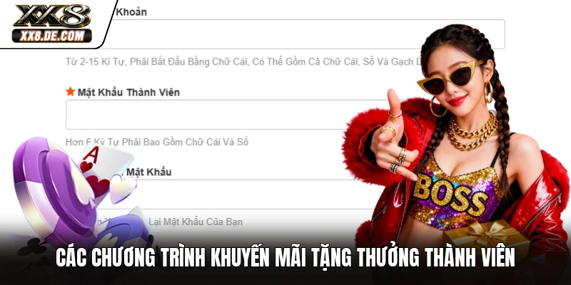 Các chương trình khuyến mãi tặng thưởng thành viên